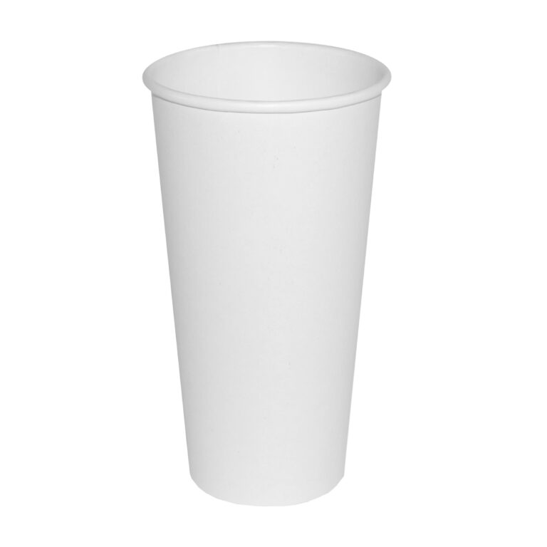20 oz. Single Wall PE Cup White 1000/cs