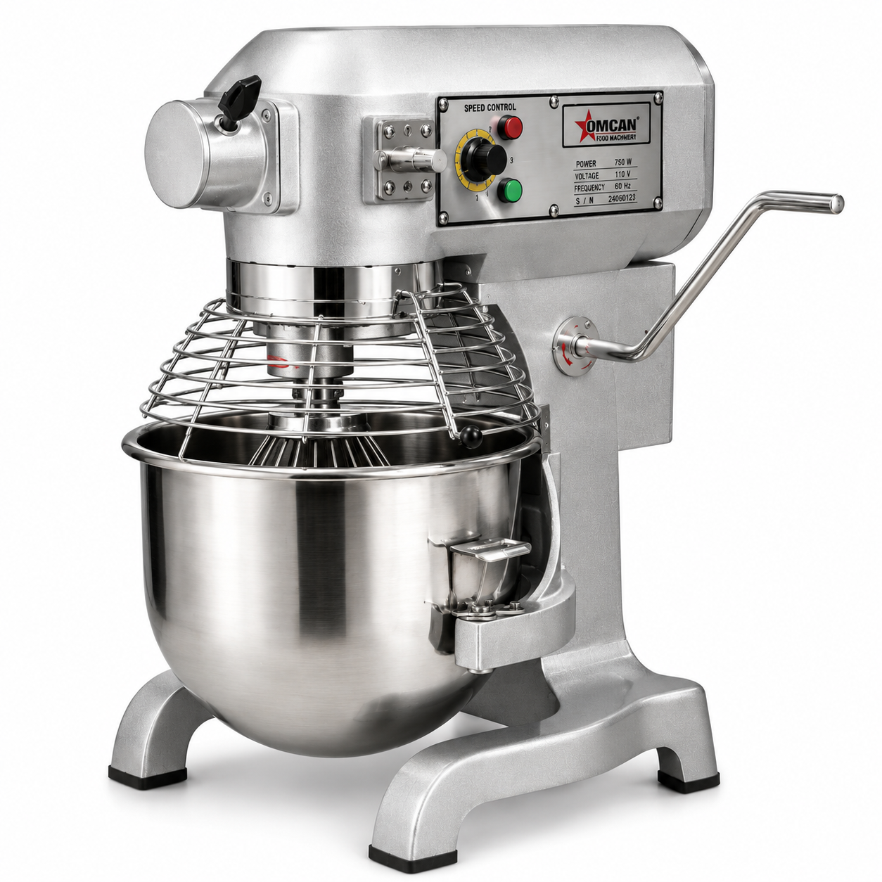 20 qt Standard-Duty Planetary Mixer with Guard and Timer - 110V, 1120W