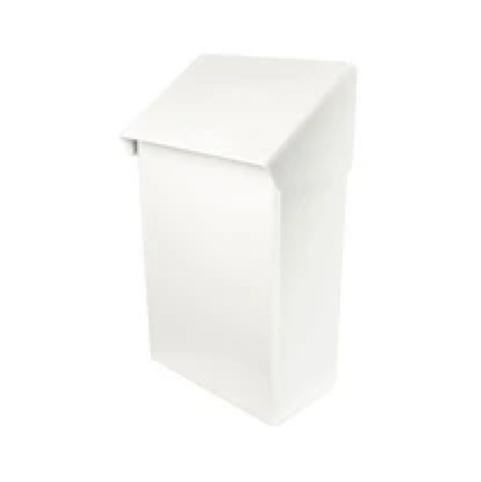 Napkin Disposal Wall Unit - 6 L / White / Epoxy powder coated finish