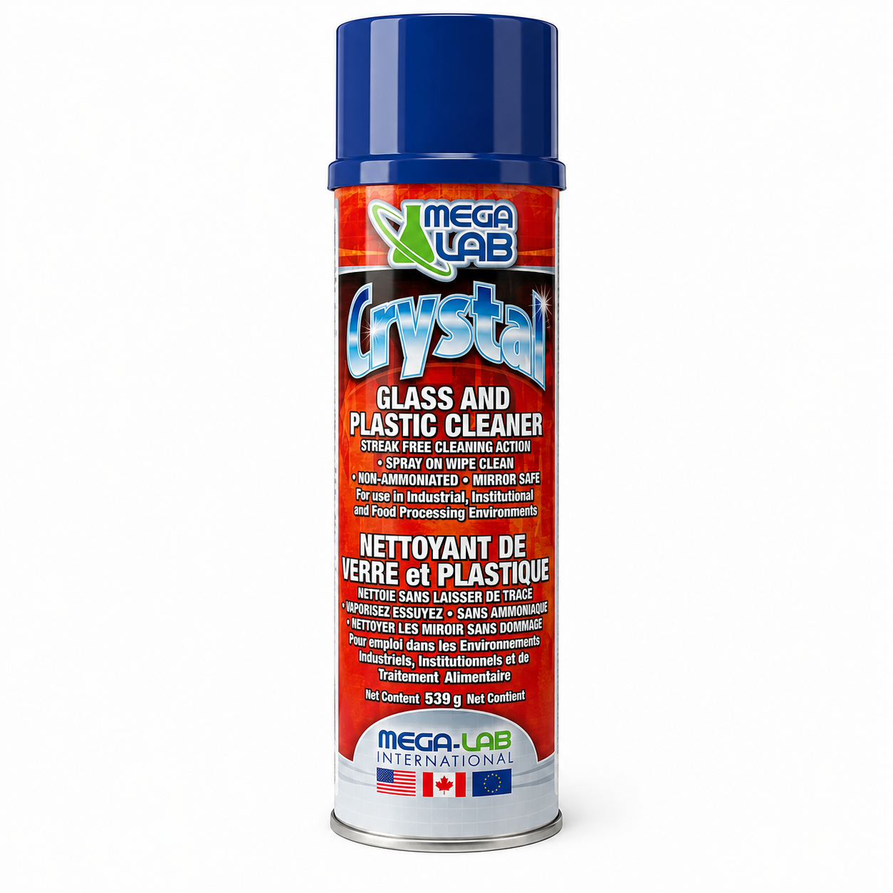 Crystal Glass & Plastic Cleaner 539g