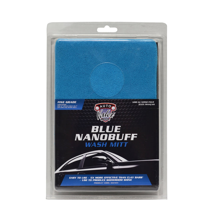 BLUE NANO BUFF WASH MITT - FINE GRADE