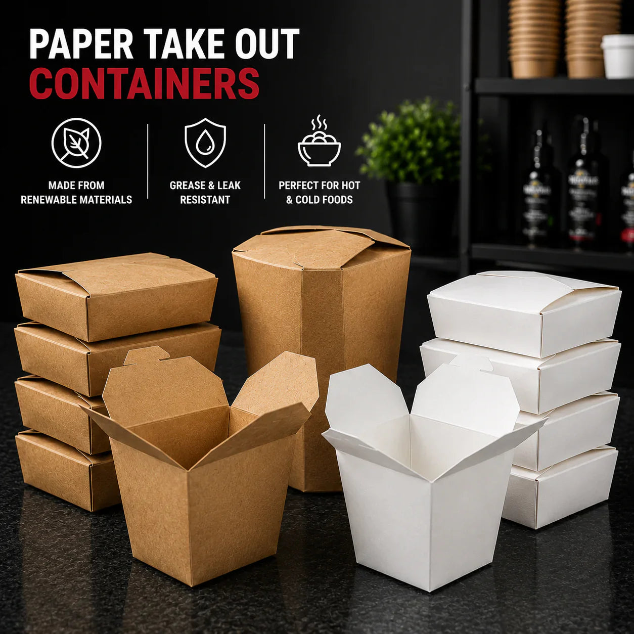 Paper Take Out Boxes