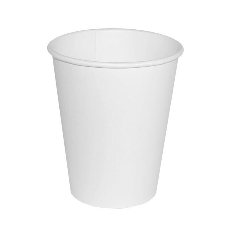 10 oz. Single Wall PE Cup White 1000/cs