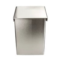 Napkin Disposal Wall Unit - 6 L / Grey / Stainless steel brushed finish