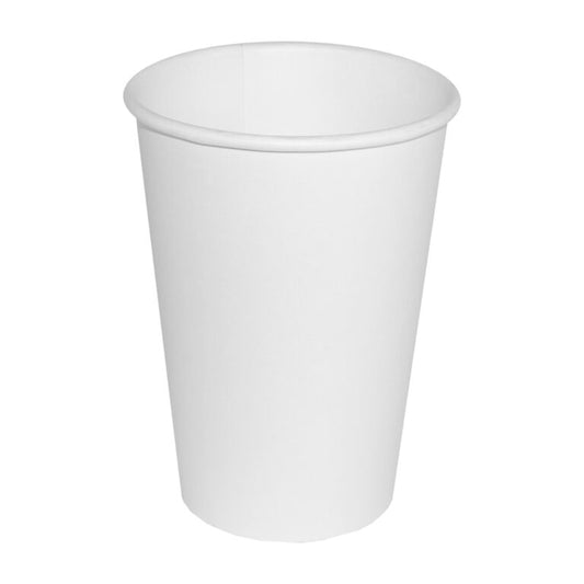16 oz. Single Wall PE Cup White 1000/cs