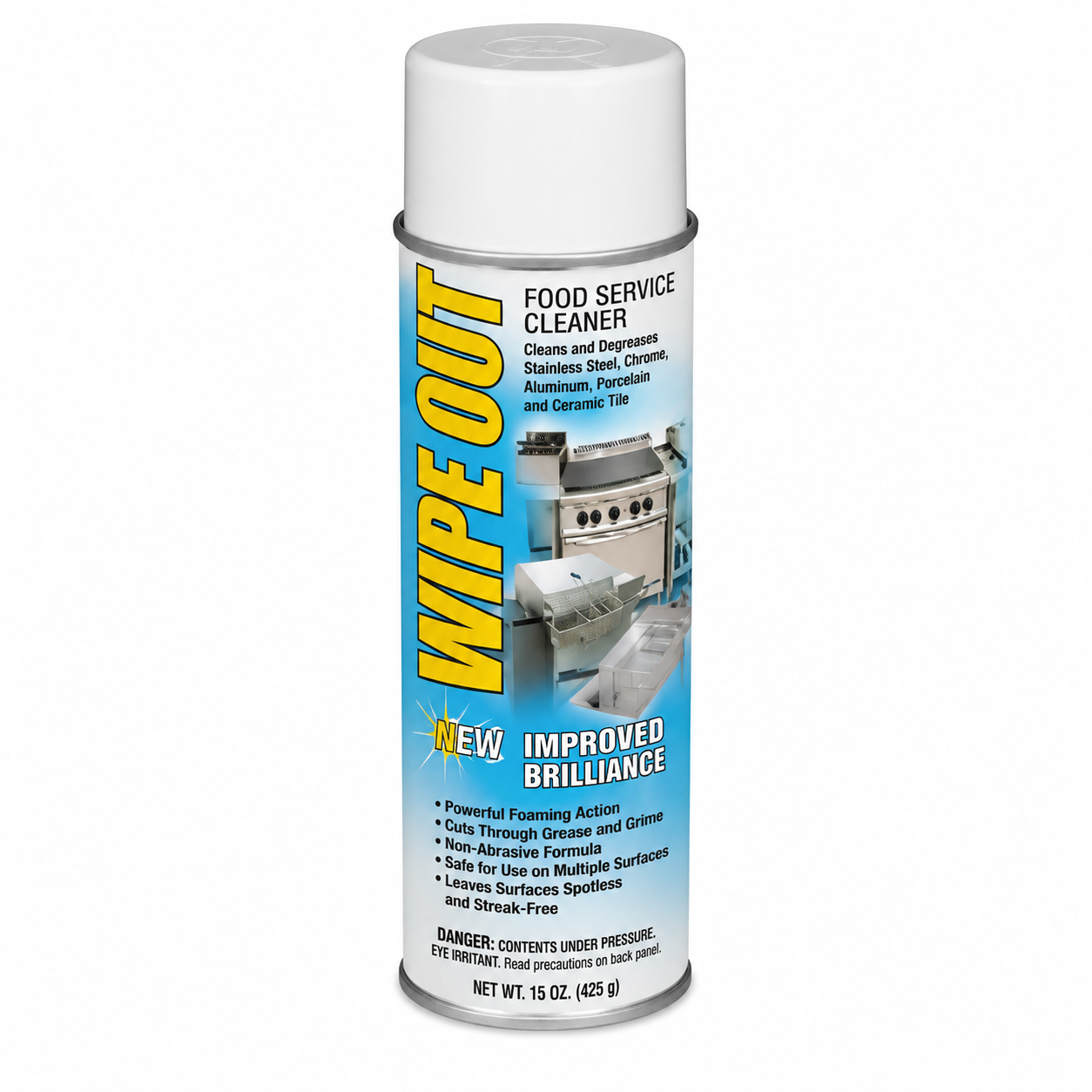Wipe Out - Heavy Duty Oven Cleaner | Extra Strength Foam for Grease & Carbon Removal