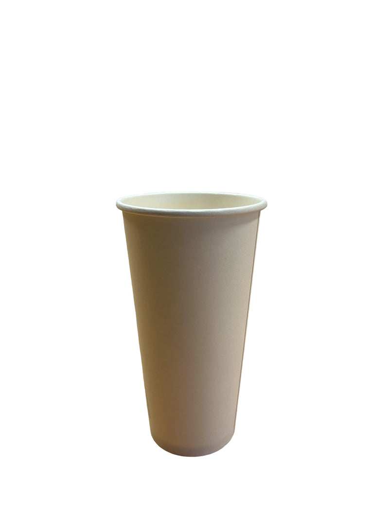 20OZ HOT CUP PAPER WHITE @20X50