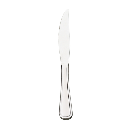 Celine Steak Knife, 9-3/10", serrated, stainless steel, mirror finish (1dz/bx)