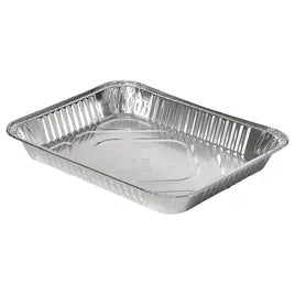 Steam Table Pan 1/2 Size ( Shallow) Aluminum Rectangle 100/Case