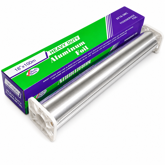 18" x 100m Aluminum Foil Roll (Heavy Duty)