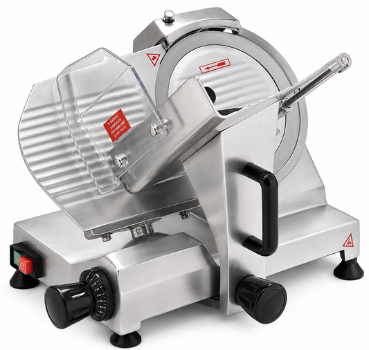 10″ Belt-Driven Meat Slicer – 0.2 HP, 110 V