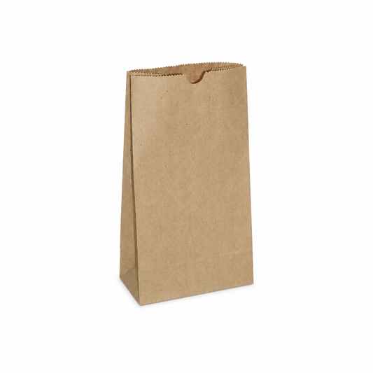 2lb Paper Bag Kraft 4.33″ x 2.44″ x 7.87″ 500/pk