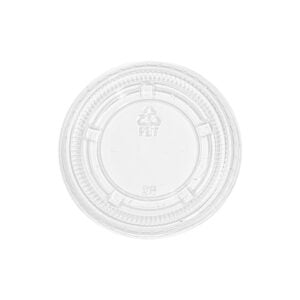 2 oz PP Plastic Lid Flat 2400/cs