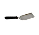 Turner/Scraper, 11-1/2" OAL, 4-3/4" x 3" stainless steel blade, solid, plastic handle