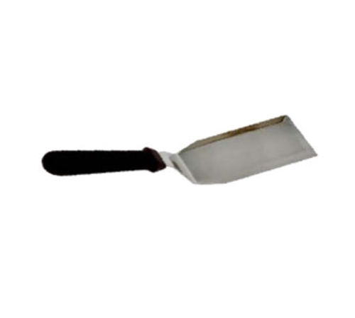 Turner/Scraper, 11-1/2" OAL, 4-3/4" x 3" stainless steel blade, solid, plastic handle