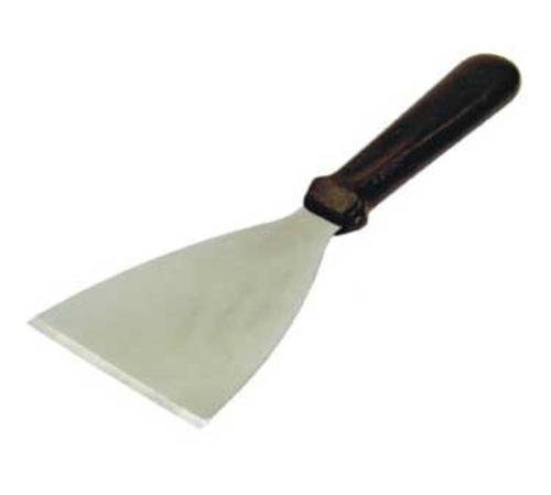 Pan Scraper, 4-3/8" x 3-1/8", plastic handle