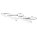 Utility Tongs, 9.5", poly, clear