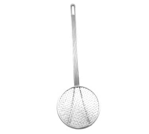 Skimmer, coarse mesh, round, nickel plated
