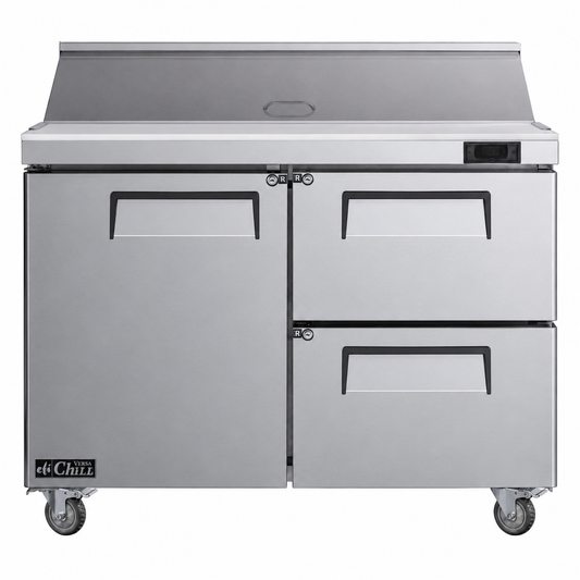 48" Refrigerated Salad/ Sandwich Prep Table with Drawers