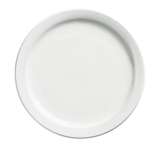 DINNER PLATE 9" PALM 24/CS WHITE CHINA (2DOZ/CASE)