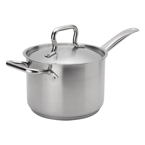4.5 QT STAINLESS STEEL SAUCE PAN W LID