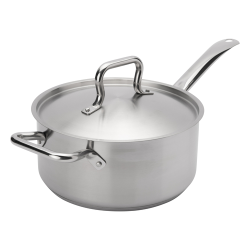5.3 QT STAINLESS STEEL SAUCE PAN W LID