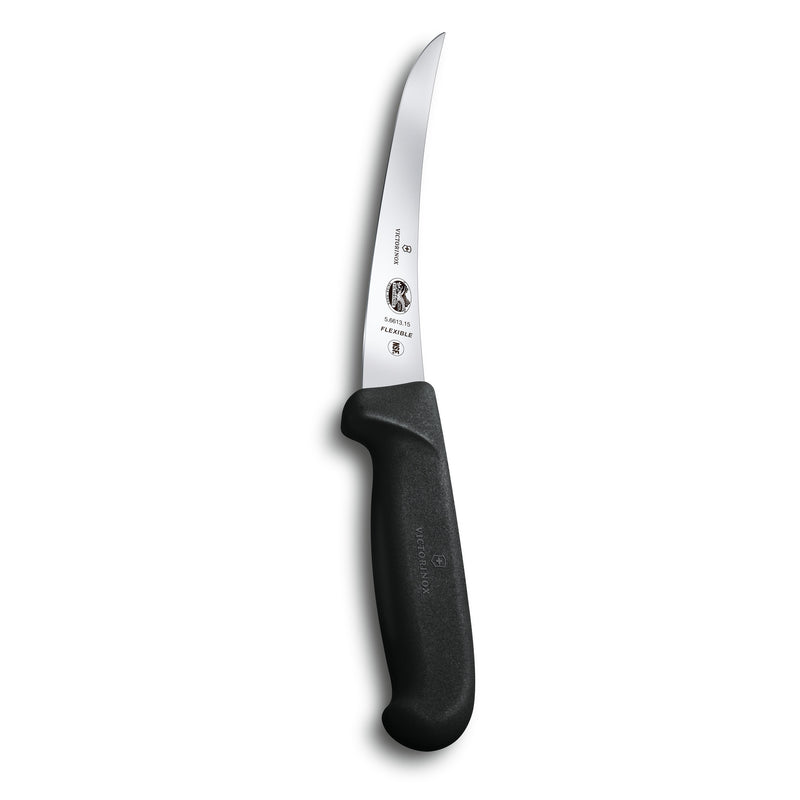 Fibrox, boning knife, 6" curved, flexible blade, black Fibrox handle