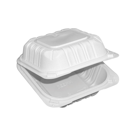 MFPP 6×6″ Hinged Lid Container 250/cs