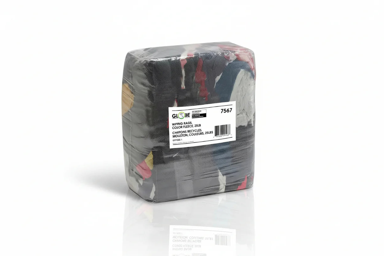 Coloured Fleece Wiping Rags