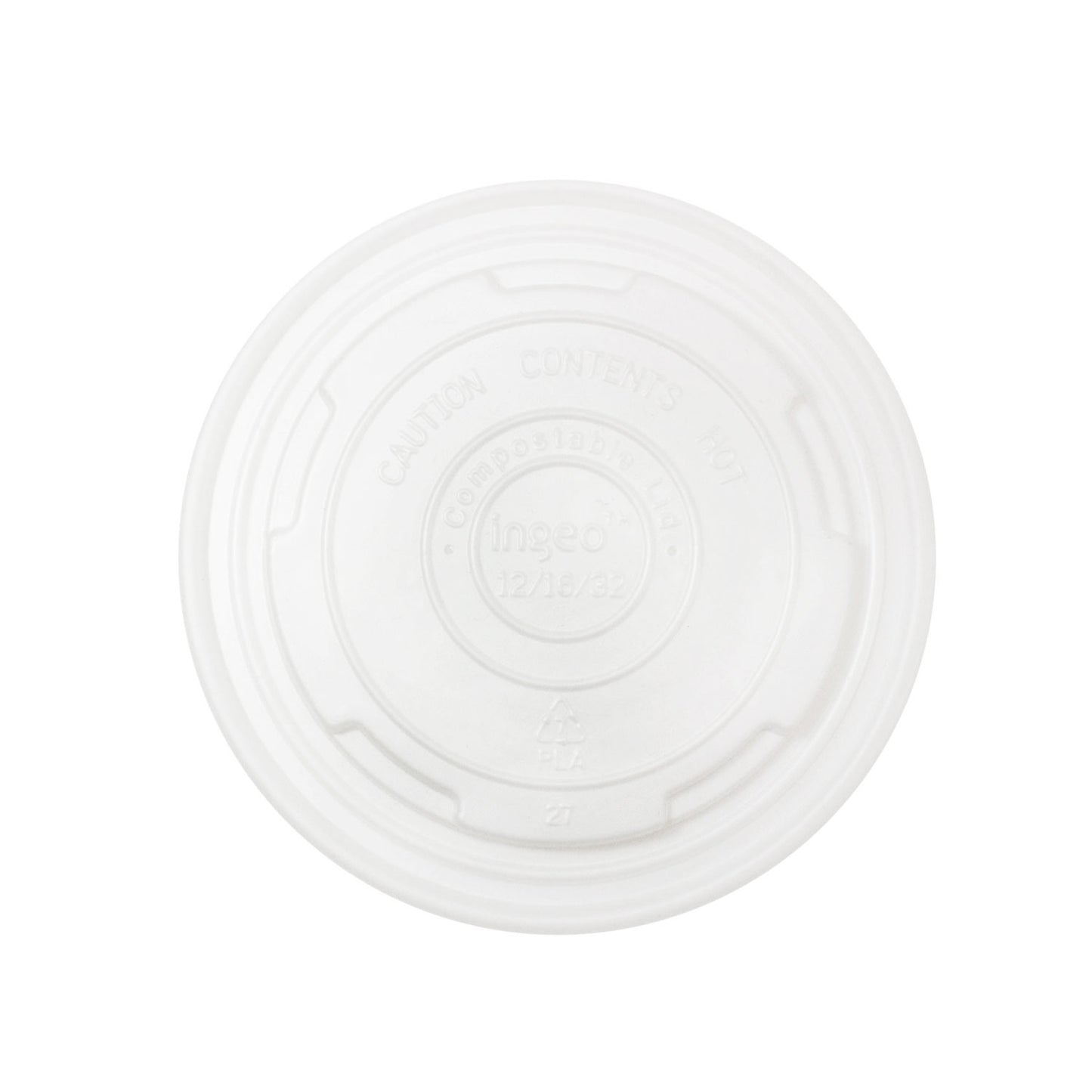 8 oz. Vented CPLA Lid for Soup Bowls 1000/cs