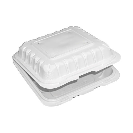 MFPP 9×9″ Hinged Lid Container 150/cs
