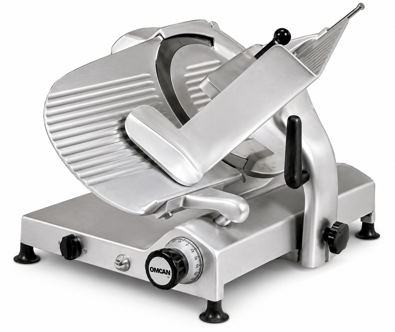 Omas 12″ Gear-Driven Heavy-Duty Meat Slicer | Trento – 0.35 HP, 110 V
