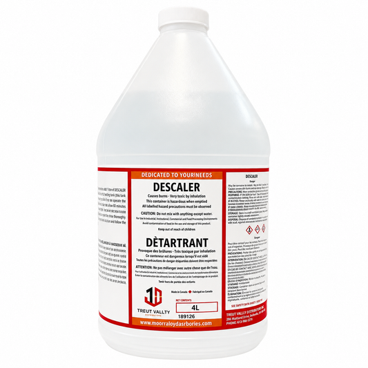 Descaler - Heavy-Duty Dish Machine & Equipment Descaling Solution 4lt