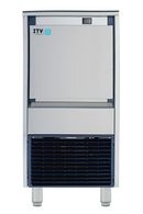 DELTA Ice Maker, self contained, Gourmet cube-style, 120-lb production/24 hrs, 24 Ice cubes/cycle, 44 lbx ice storage capacity, 304 stainless steel construction, front ventilation, 115v/60/1-ph, cETLus, NSF