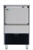 DELTA Ice Maker, self contained, Gourmet cube-style, 150-lb production/24 hrs, 36 Ice cubes/cycle, 55 lbx ice storage capacity, 304 stainless steel construction, front ventilation, 115v/60/1-ph, cETLus, NSF