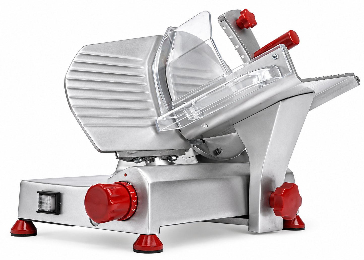 Trento 8″ Belt-Driven Meat Slicer with Removable Blade Sharpener | 0.2 HP, 110 V
