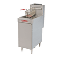 45-50lb. NAT.GAS FRYER VULCAN 120000 BTU. 14X14 TANK