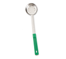 PORTION SPOON 4OZ PERFORATED S/S GREEN