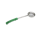 PORTION SPOON/LADLE 4OZ STAINLESS STEEL GREEN
