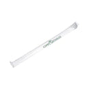 PLA Straws Compostable Wrapped - 8-8.5"H / White / Folding Straws (5000/CS)