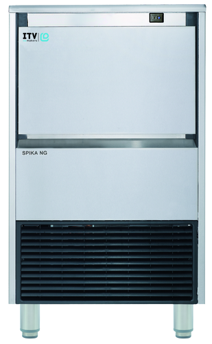 SPIKA Ice Maker, self-contained, half or full Classic American ice cube-style, 134 lb. production/24 hr
