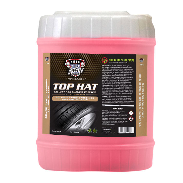 TOP HAT SOLVENT AND SILICONE DRESSING 18.9 lt