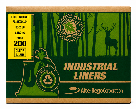 35x50 Strong Clear Garbage Bags 200/cs