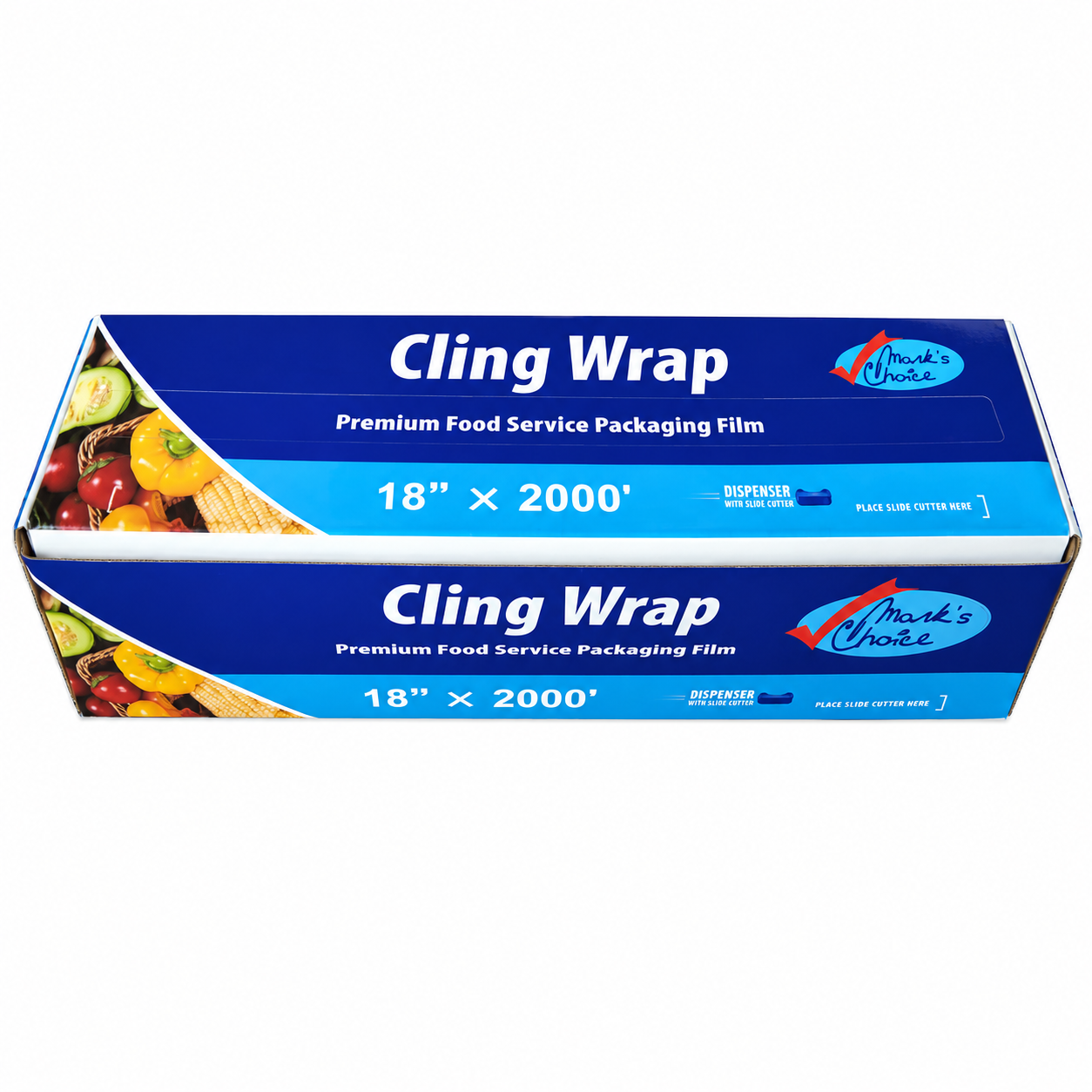 18" x 2000' Food Wrap Film with Cutter