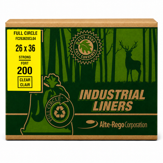26x36 Strong Clear Garbage Bags 200/cs