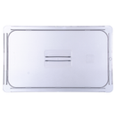 FOOD PAN COVER UNIVERSAL LID FOR 1/1 FULL SIZE FOOD PAN HANDLED SOLID POLY CLEAR