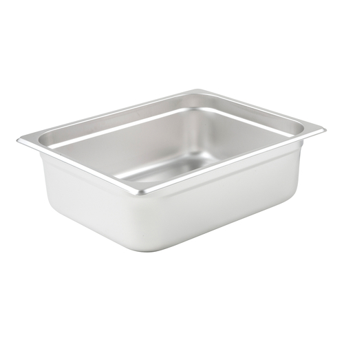 Steam Pan, Half size, 24 gauge stainless steel, NSF