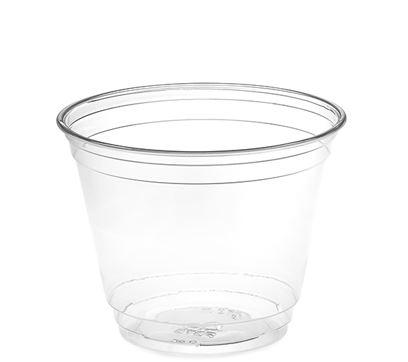 9oz Squat Clear Plastic Cups 1000/cs