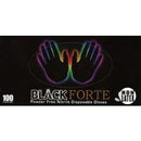 VIKING BLACK NITRILE GLOVES / 100ct (s-xl)