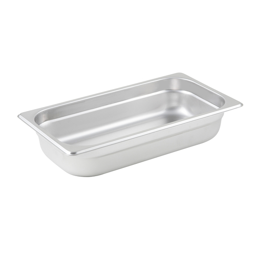 Steam Pan, 1/3 size, 24 gauge stainless steel, NSF